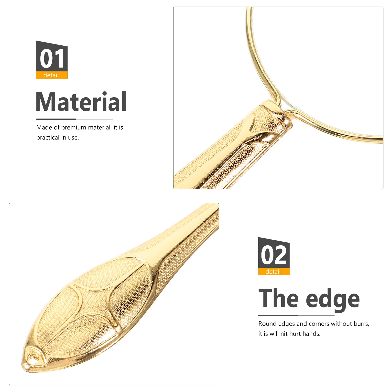 어린이 돋보기 재사용 가능한 어린이 과학 도구 캠핑 여행 학교 실험을위한 휴대용 휴대용 내구성 실용 단순