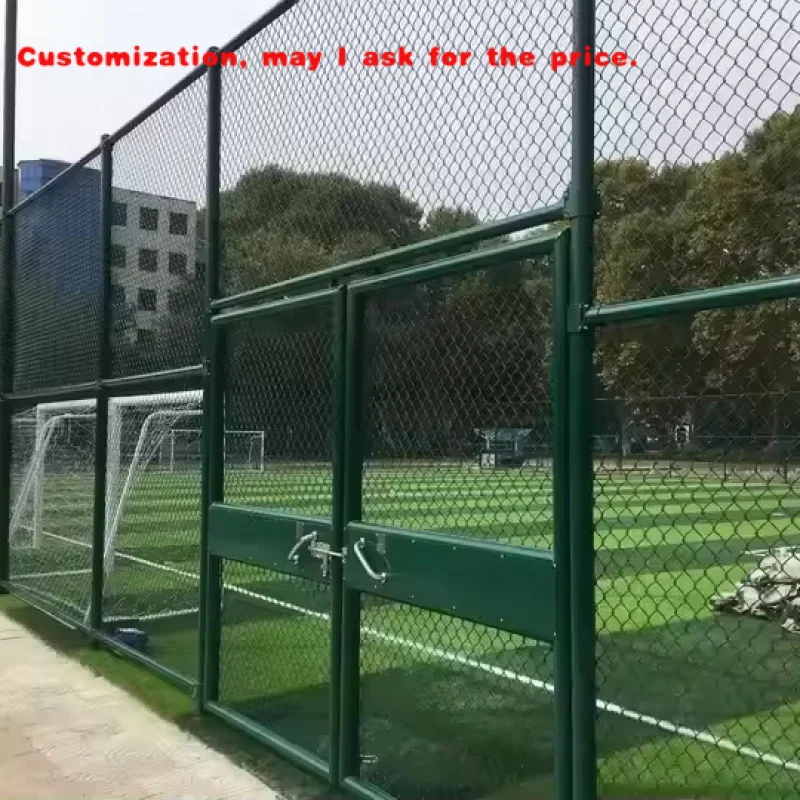 

custom.Selling Field Fence Gate/4-Meter-High Elastic Sports Field Protective Fence
