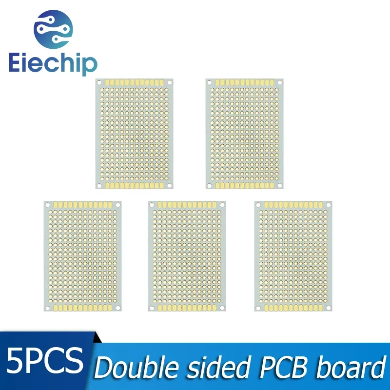5PCS/LOT Double Sided Board 4×6cm DIY Electronic Printed Circuit Board Protoboard Board White Breadboard For Arduino
