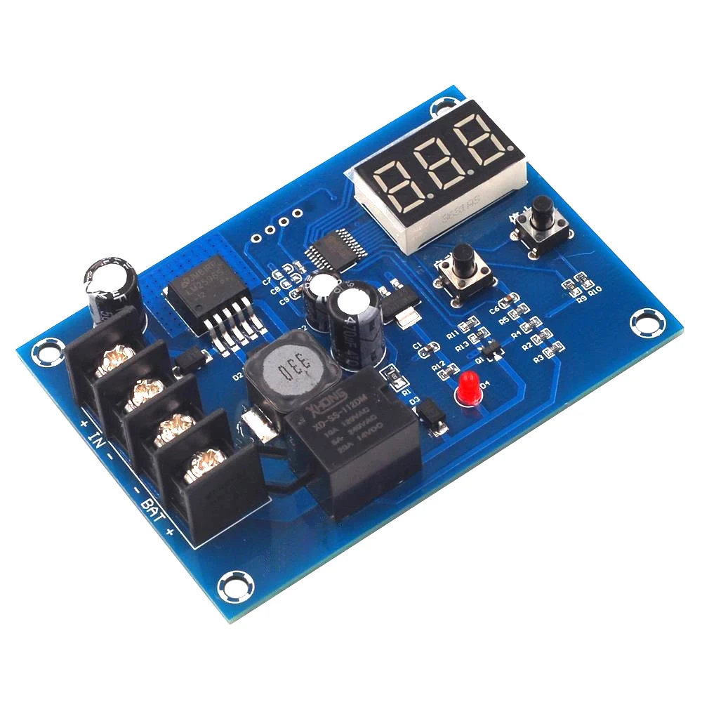 1pcs XH‑M603 Smart Battery Controller 12‑24V Auto Stop On Full Cut‑Off On Low Power Charge‑Discharge Protection