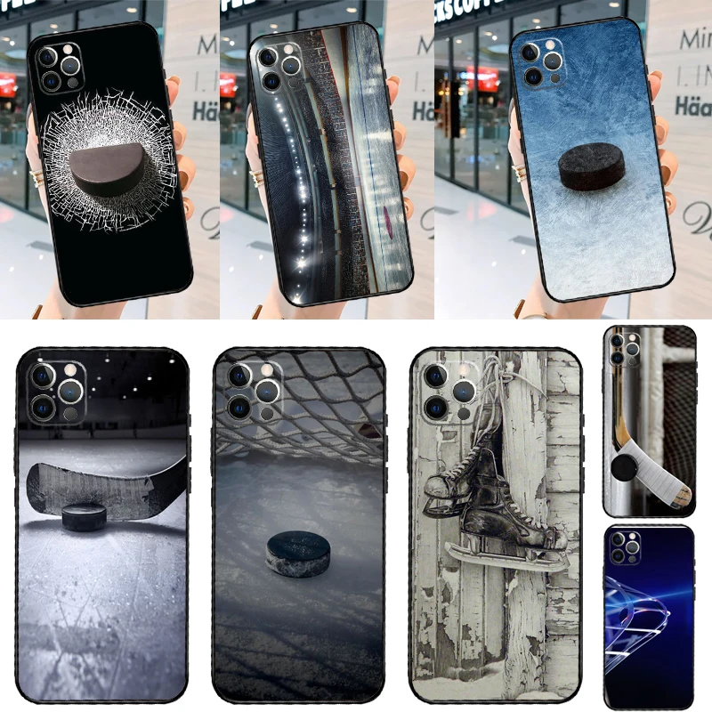 Ice Hockey Puck Case For Samsung Galaxy S26 S25 S24 S21 S22 S23 Ultra S10 Plus S21 FE S25 FE Cover Coque