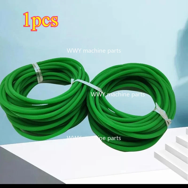 1PC NEW U2 U3 Grinding Machine Green Rubber Belt Diameter 5/6/8mm Circumference 420/460/470mm