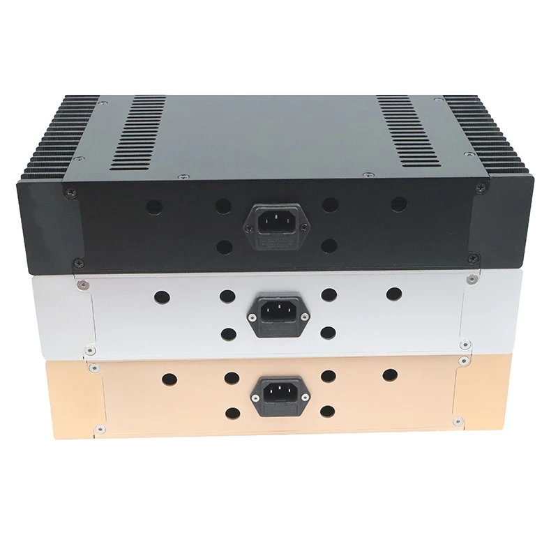 BAHOD 336*75*208mm All Aluminum Chassis Housing Brushed Oxide For DAC Amplifier Preamplifier DIY Chassis Housing