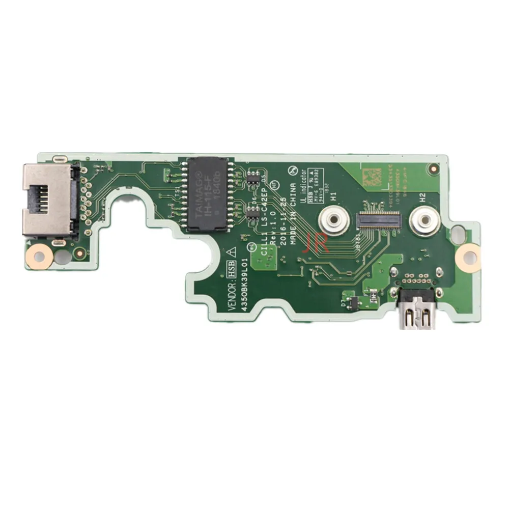 Para Lenovo ThinkPad L570 20J8 20J9 20JQ 20JR Laptop Placa de tarjeta RJ45 01ER293 LS-C42EP 100% prueba OK