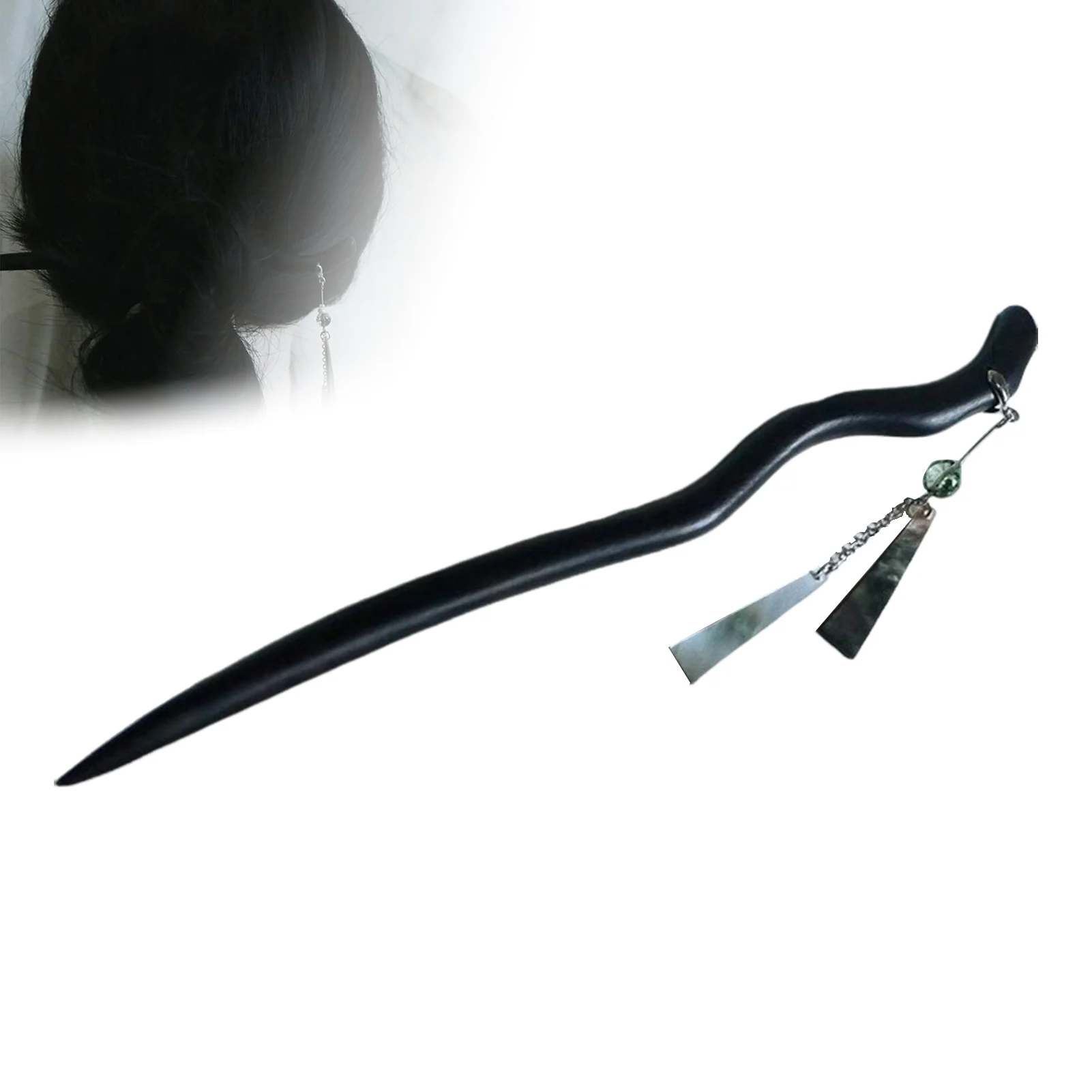 

Chinese Resin Hair Clasp Sticks Fine Pattern Setting Elegant Hair Chopsticks for Long Hair Women Wedding Hanfu Cheongsam HSJ88