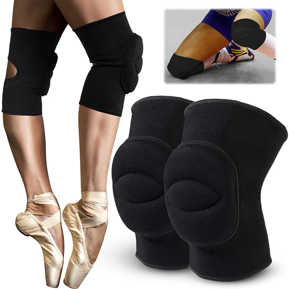 1 Pair Wrestling Knee Brace Breathable Knee Compression Sleeve Multi-Function Soft Knee Pads Non Slip for Volleyball Football