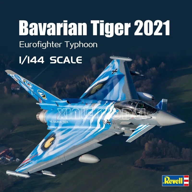 

Комплект пластиковой собранной модели самолета Revell 03818, Bavarian Tiger 2021, Eurofighter Typhoon 1/72