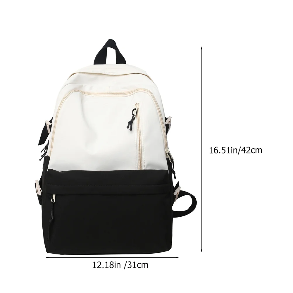 حقيبة ظهر للكمبيوتر المحمول بسعة مقاومة للماء للطلاب في الهواء الطلق للمدرسة والمكتب والمشي لمسافات طويلة للاستخدام اليومي