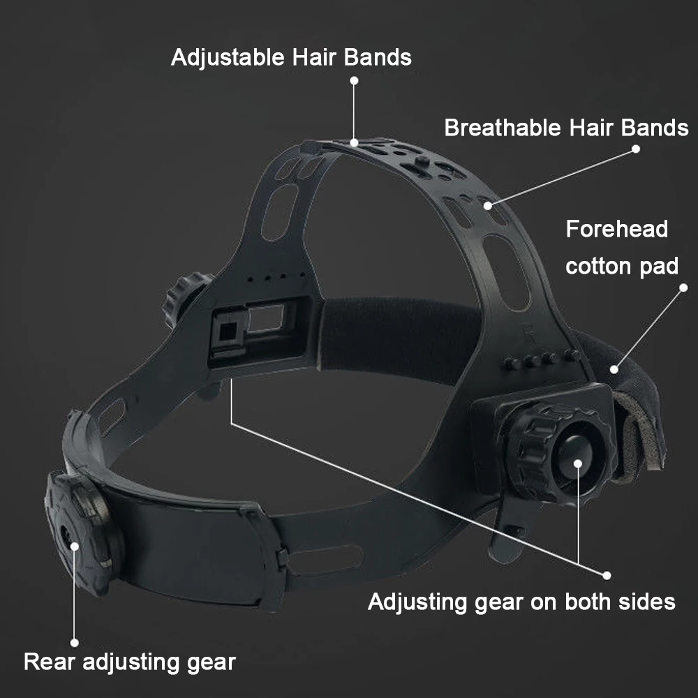 Maschera per saldatura Intelligenza solare Oscuramento Visualizzazione ampia True Color 130 °    Strumenti per casco di saldatura per saldatore resistenti alle alte temperature