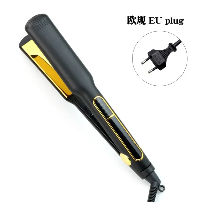 Negative Ion Hair Straightener Flat Iron, Digital LCD Display Intelligent Temperature Control Salon Hair Styling Tool