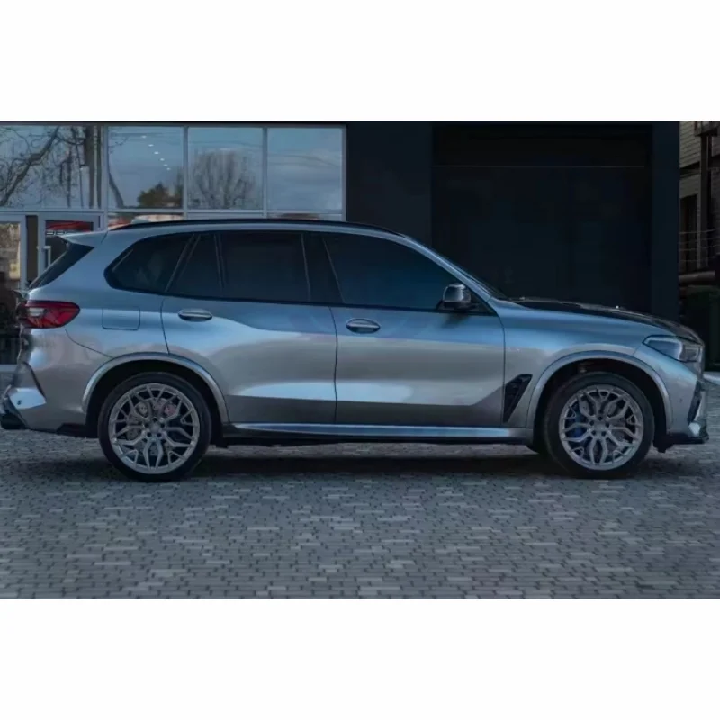 تستخدم لسيارات BMW X5M F95 ألياف الكربون LD نمط الجانب تنورة مناسبة لسيارات BMW X5M F95 2019-UP X5M F95 الجانب تنورة