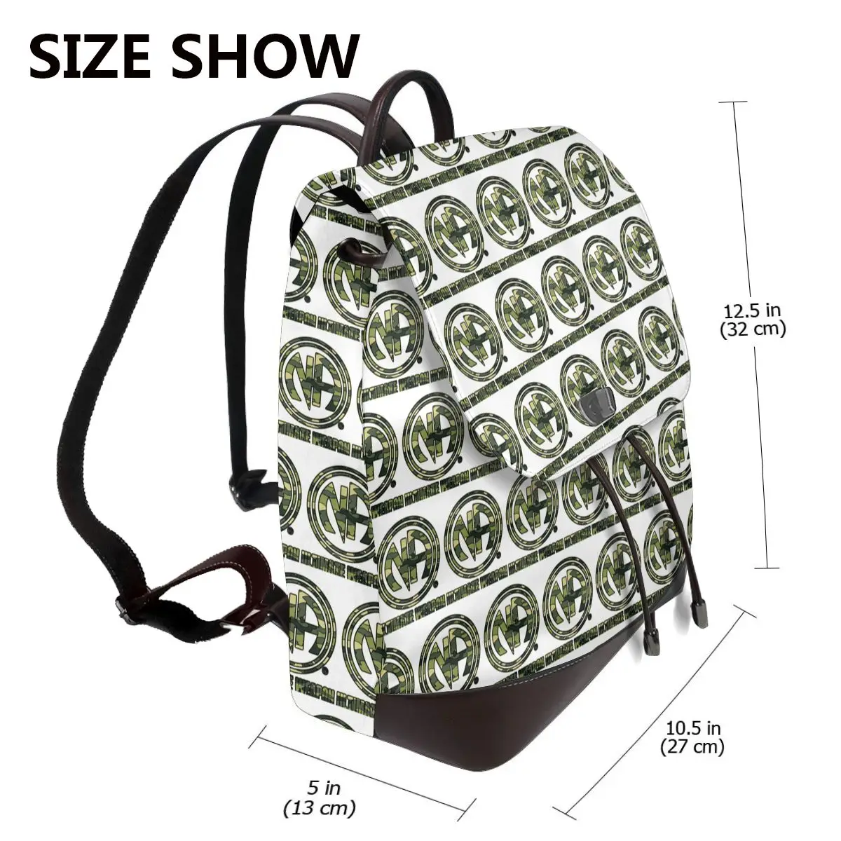 NA - Narcotics Anonymous Bookbag School Student Bags Hiking Travel Daypack for Women Fashion Derma Backpack