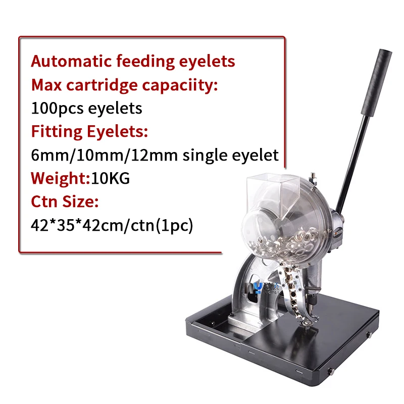 Automatic feeding eyelets HP-9(10/6/12mm) semi-automatic eyelet machine