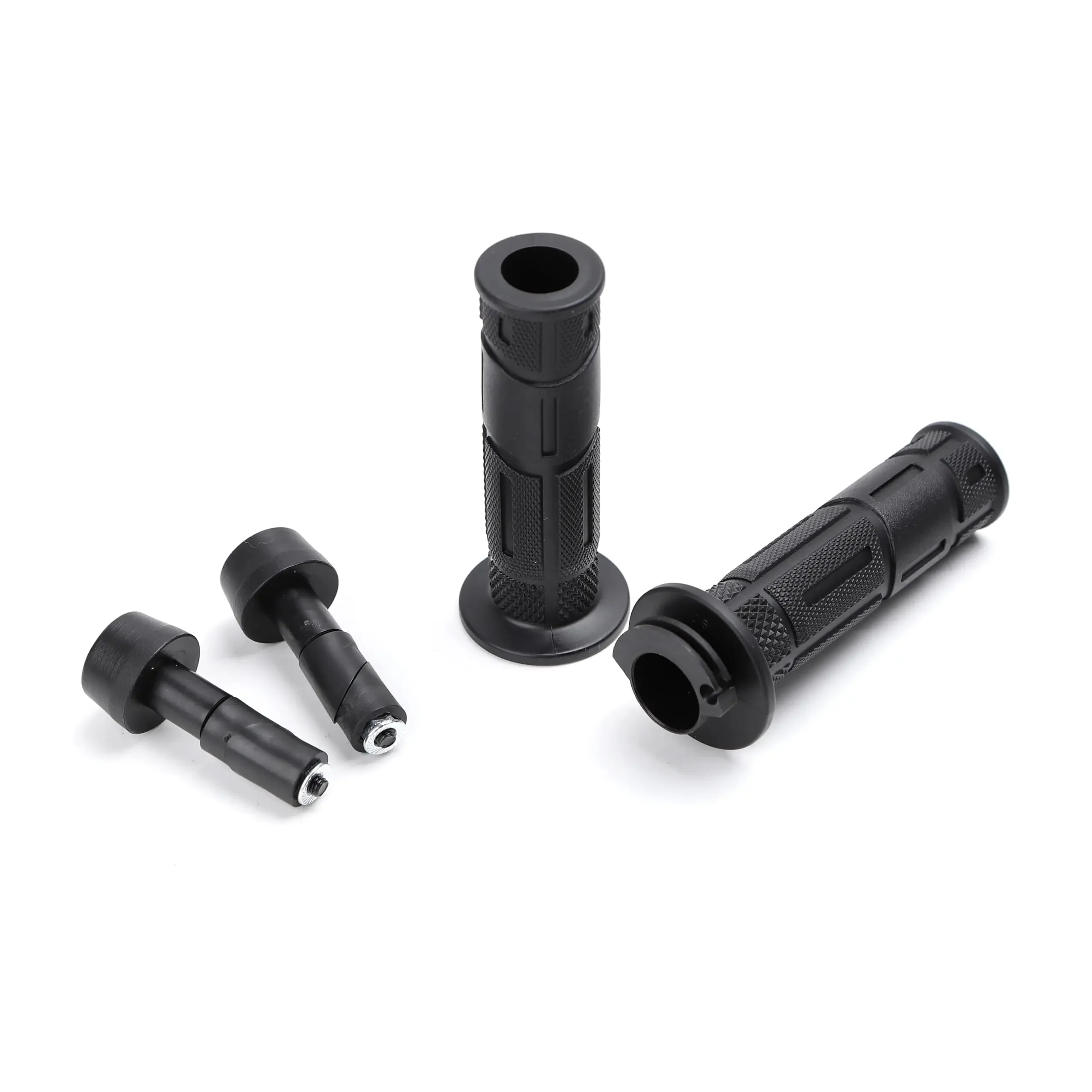 Motorcycle Handle Grip in Rubber Material Compatible with Yamaha Zuma 50cc 125cc,Black Color
