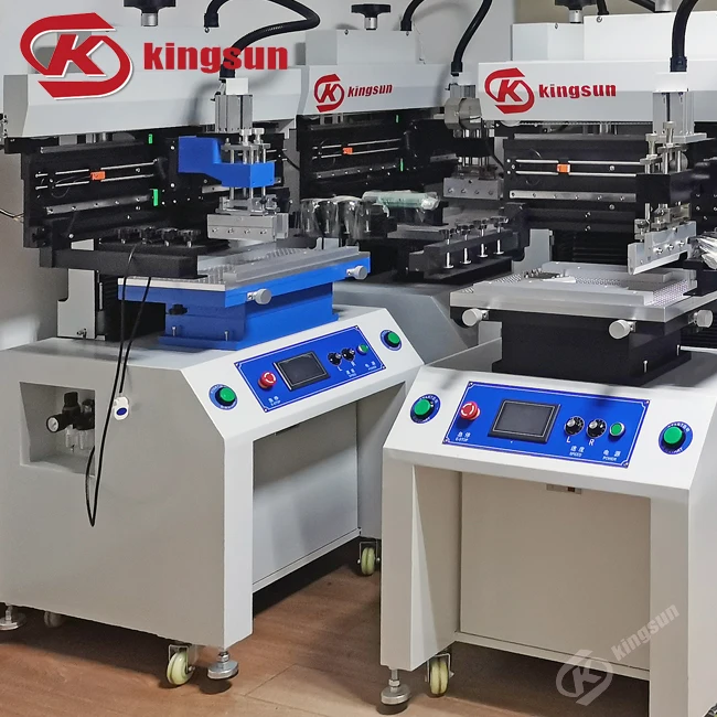 China leader manufacturer KS- 500mm Semi Automatic Solder Paste Printer Machine semi SMT stencil printer Solder Stencil Printer