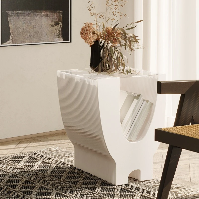 

Side table small coffee table bedside small table shelf living room bedroom simple folding storage sofa side cabinet