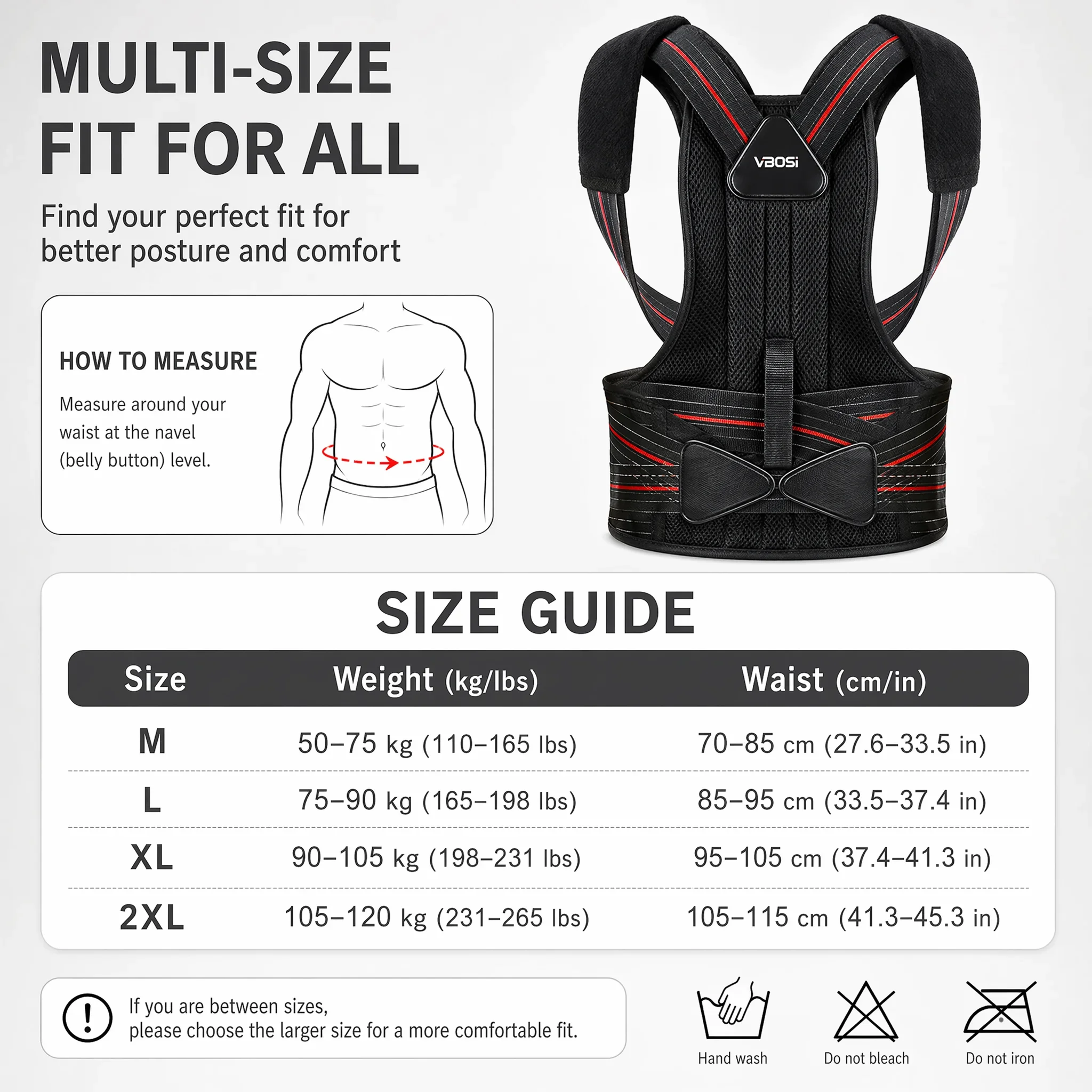 Back Posture Corrector Brace Adjustable Shoulder Support Belt for Men Women Humpback Relief Spine Alignment Back Straightening view 5