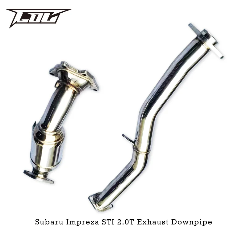 Boska Downpipe For Subaru Impreza STI 2.0T 2003-2007 High flow catted downpipe mid pipe Exhaust Pipe.