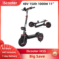iScooter iX5S Electric Scooter Foldable 1000W 48V 15Ah 11\