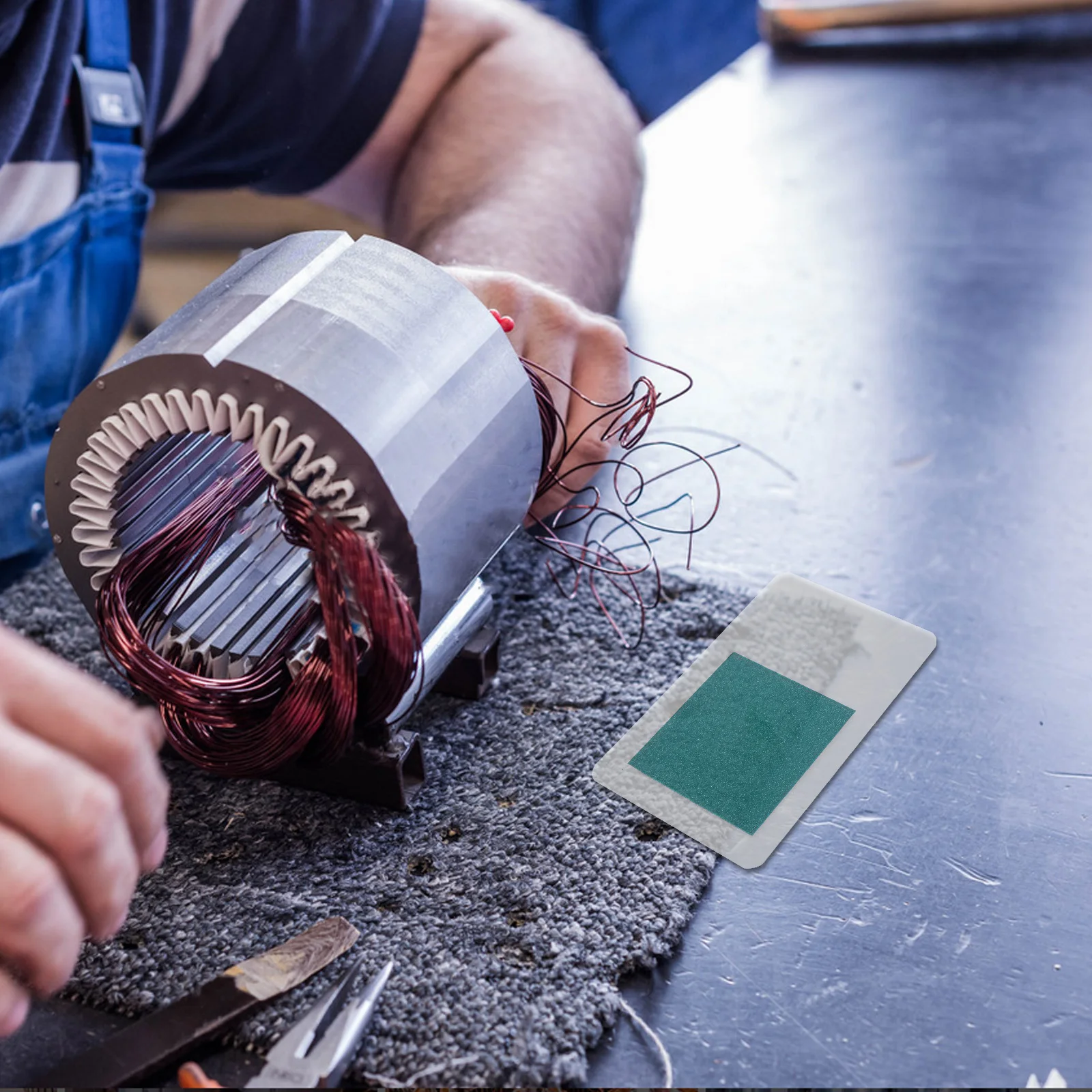 

High Definition Magnetic Viewing Film Green Reusable Magnetic Circuit Observation Viewer Sheet for Educational Science