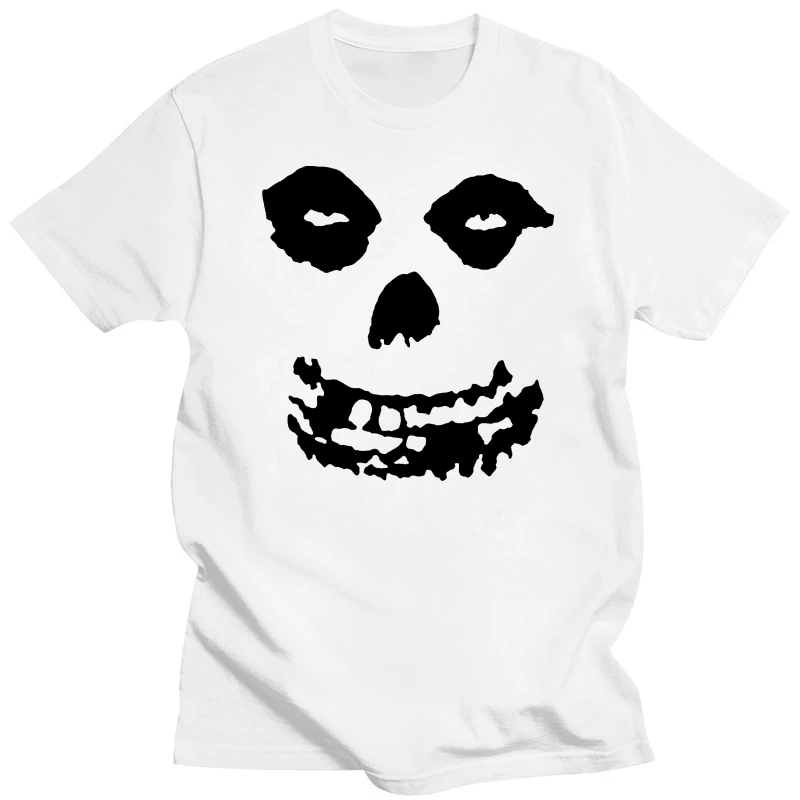 The Misfits Longsleeve Raglan Skull Face Officially Men T-Shirt Mens