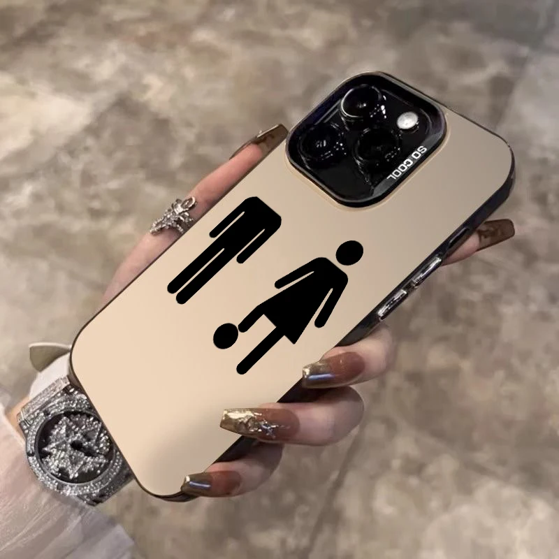 الإبداعية ركلة رئيس تصميم IMD جراب هاتف آيفون 16 برو ماكس 15 14 13 12 11 16E 17 الهواء X XR XS ماكس 7 8 زائد غطاء مقاوم للصدمات #4