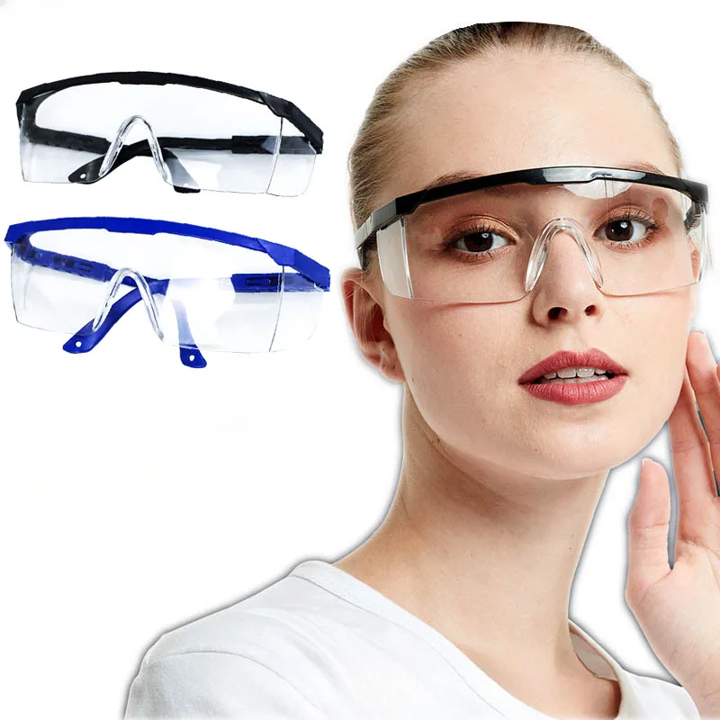 오토바이 안티 스플래시 보호 바람 먼지 방지 고글 눈 보호 실험실 고글 작업 안전 안경 사이클링 Glasse