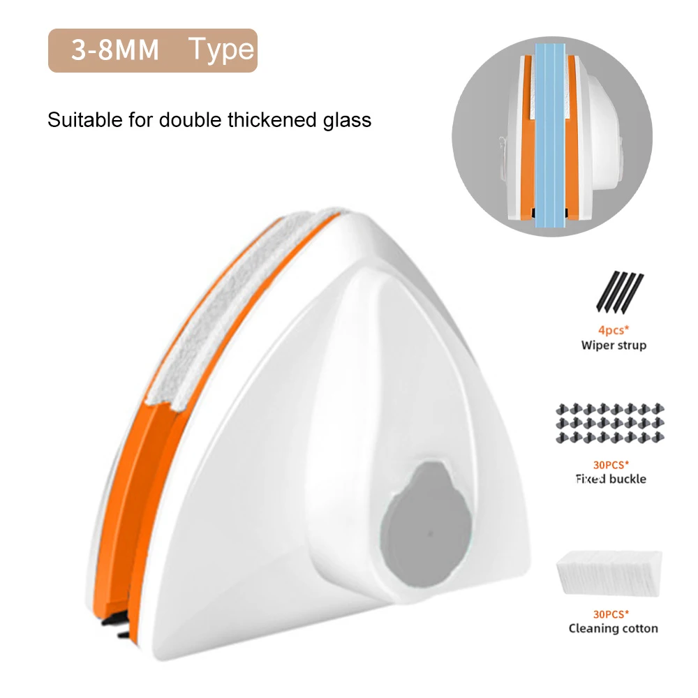 ممحاة الزجاج المغناطيسية القابلة للتعديل، ممحاة الزجاج، ممسحة منظف النوافذ المنزلية على الوجهين