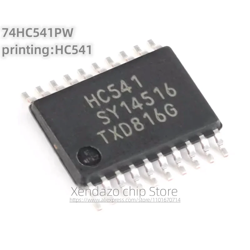 10pcs/lot 74HC541PW printing HC541 TSSOP-20 package Original genuine Three state output eight channel buffer chip