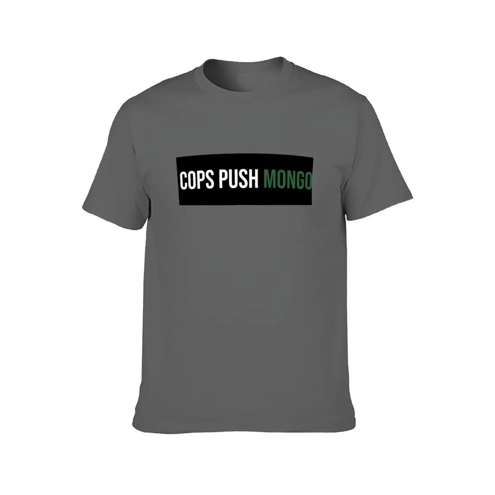 تي شيرت THPS Cops Push Mongo تي شيرت رجالي مصمم من القطن الأسود تي شيرت عادي للرجال حزمة تي شيرت #2