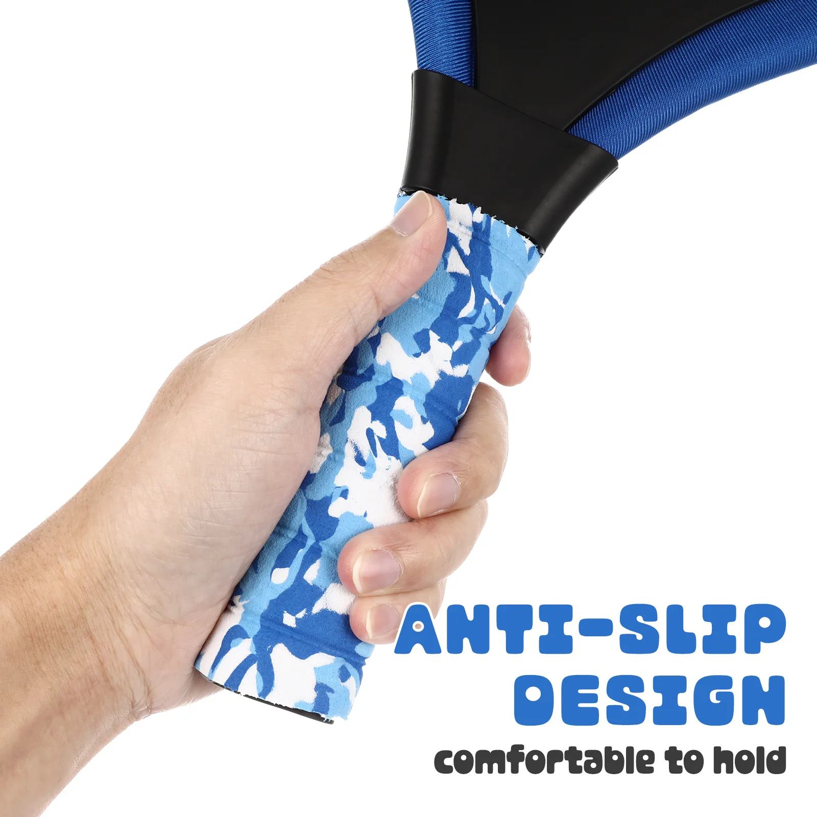 

1Pair 's Tennis Racket Set Lightweight Eva Rackets for 3 Years Up Practice Baseball Skills Outdoor Games Blue