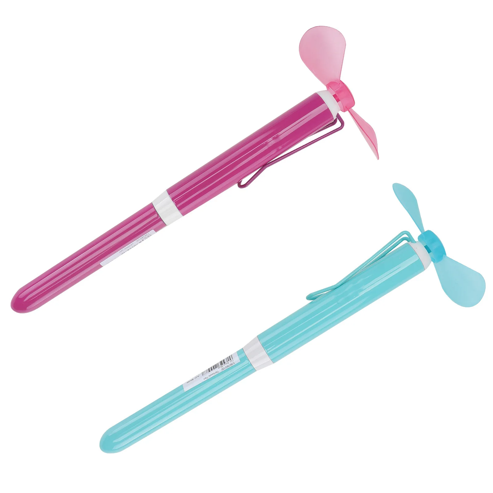 

2Pcs Creative Fan Ballpoint Pens Unique Mini Fan Design Student Writing Pens Smooth Ink School Supplies