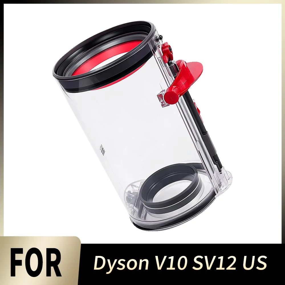 Großer Staubbehälter-Ersatz für Dyson V10 SV12 Staubsauger, Kanister-Teile, Staubbehälter-Basis, Deckel, Oberer Fixierdichtungsring, Zubehör