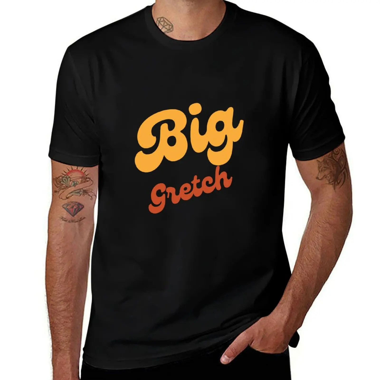 

Big Gretch T-Shirt man t shirt cotton man t shirts high quality luxury brand T-Shirt