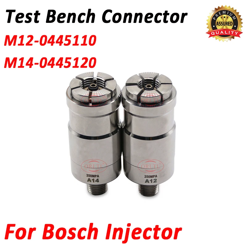 New Test Bench Connector M12 M14 High Pressure Injector Joint Repair Tool for Bosch 0445110 0445120