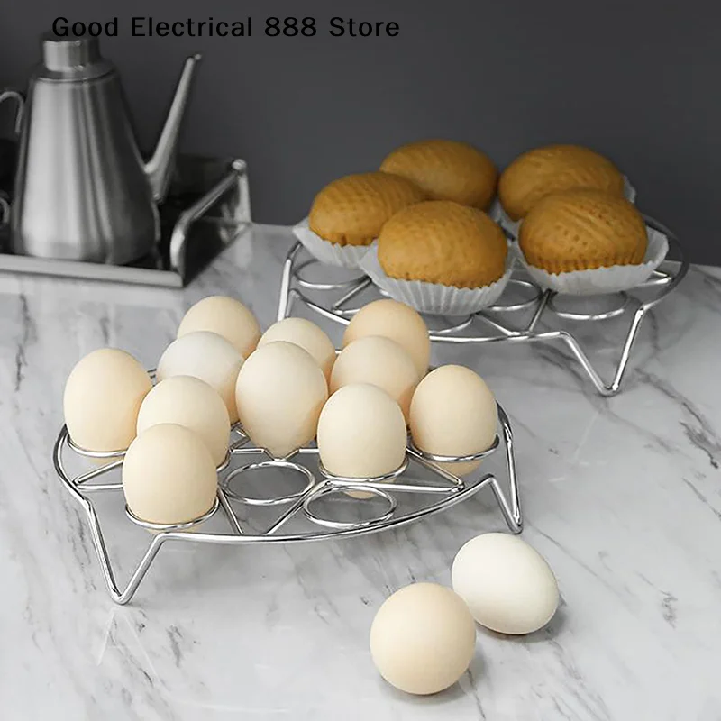 Multifunctional Steamed Egg Rack Stainless Steel Steamed Bun Dumplings Steaming Rack Kitchen Durable Steamer Cooking Accessories