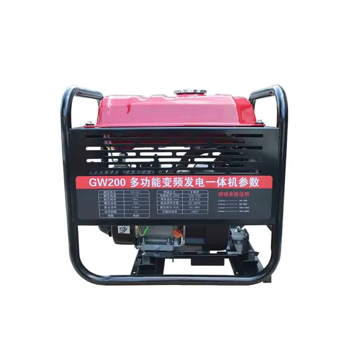 4kw diesel electric welding machine dual purpose all in one gasoline generator AC 220V small outdoor portable