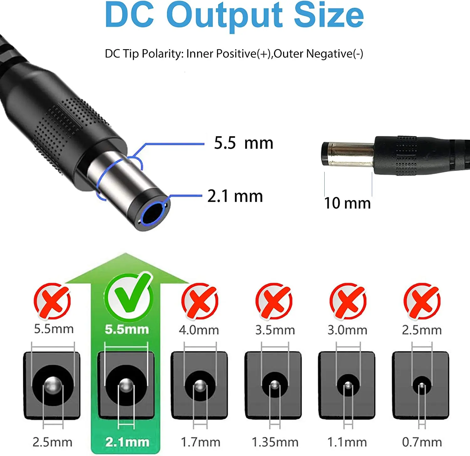 Gingsow DC 12V 24V UL List regolato AC 100V-240V adattatore di alimentazione 1.5A 2A 3A 4A 6A interruttore adattatore di alimentazione US/EU/UK/AU Plug