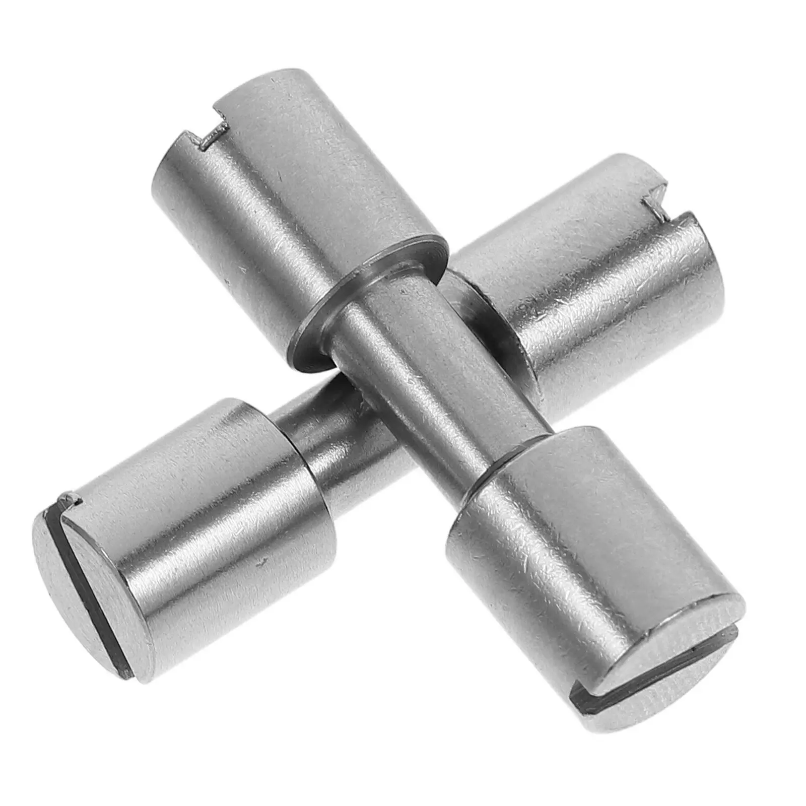 2Pcs Stainless Steel Knife Handle Locking Bolts Secure Handle Fixing Components Reusable DIY Knife Making Hardware