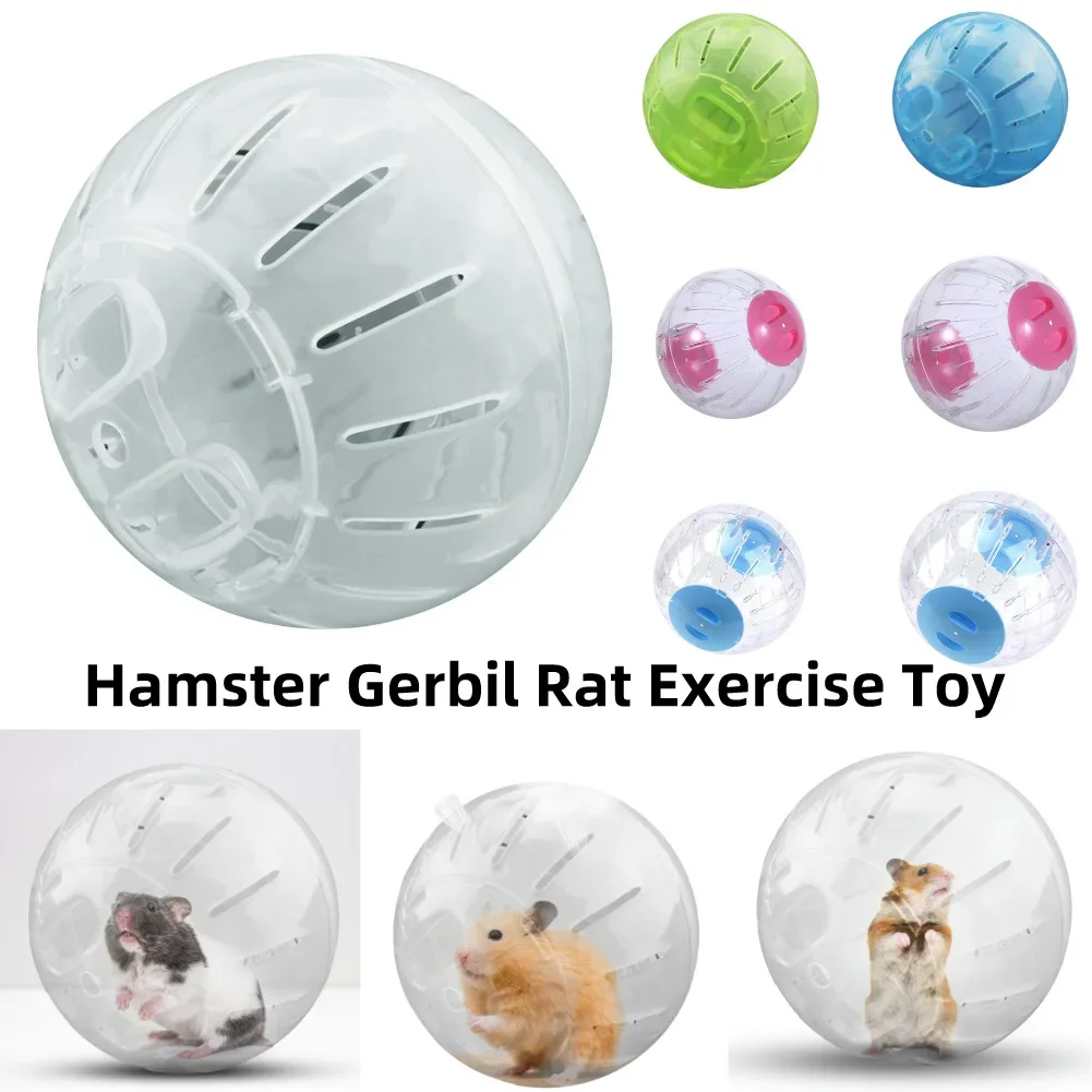 10/12cm Hamster Sport Ball Outdoor Sport Ball Grounder Rat Small Pet Rodent Mice Ball Balls Rat Hamster Gerbil Rat Exercise Toy