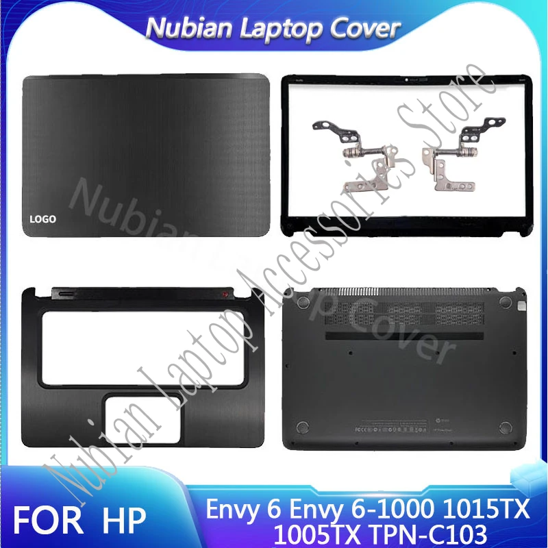 

New Laptop Back Cover For HP Envy 6 Envy 6-1000 1015TX 1005TX TPN-C103 Front Bezel Palmrest Bottom Case 692382-001 686591-001