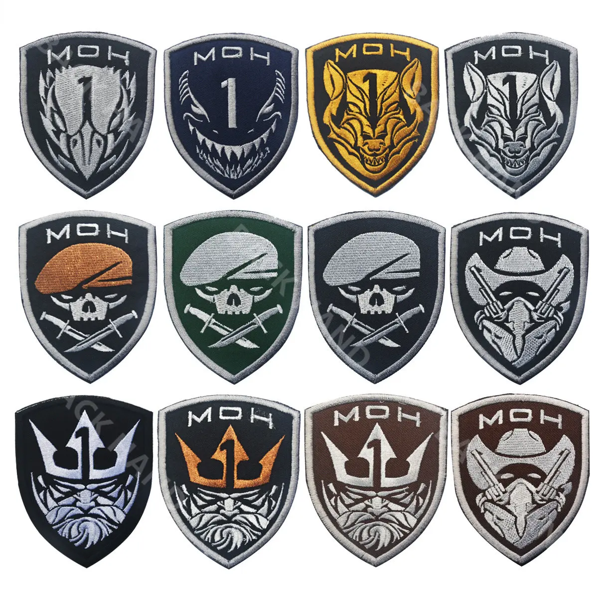 MEDAL OF HONOR MOH Military Patches Tactical Embroidered Patch Airsoft Special Force Army Badges SWAT for Vest Jackets Clothing