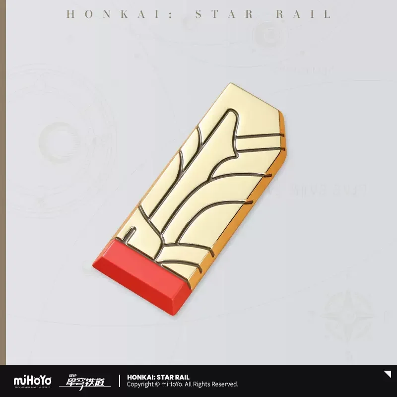 Honkai Star Rail Official and Genuine Merch MiHoYo Original Authentic Wubbaboo Series Zinc Alloy Star Rail Special Pass