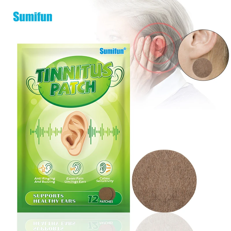 12/36/72/120pcs Sumifun Tinnitus Patch Treat Deafness Protect Hearing Sticker Ear Tingle Pain Relief Health Care Medical Plaster