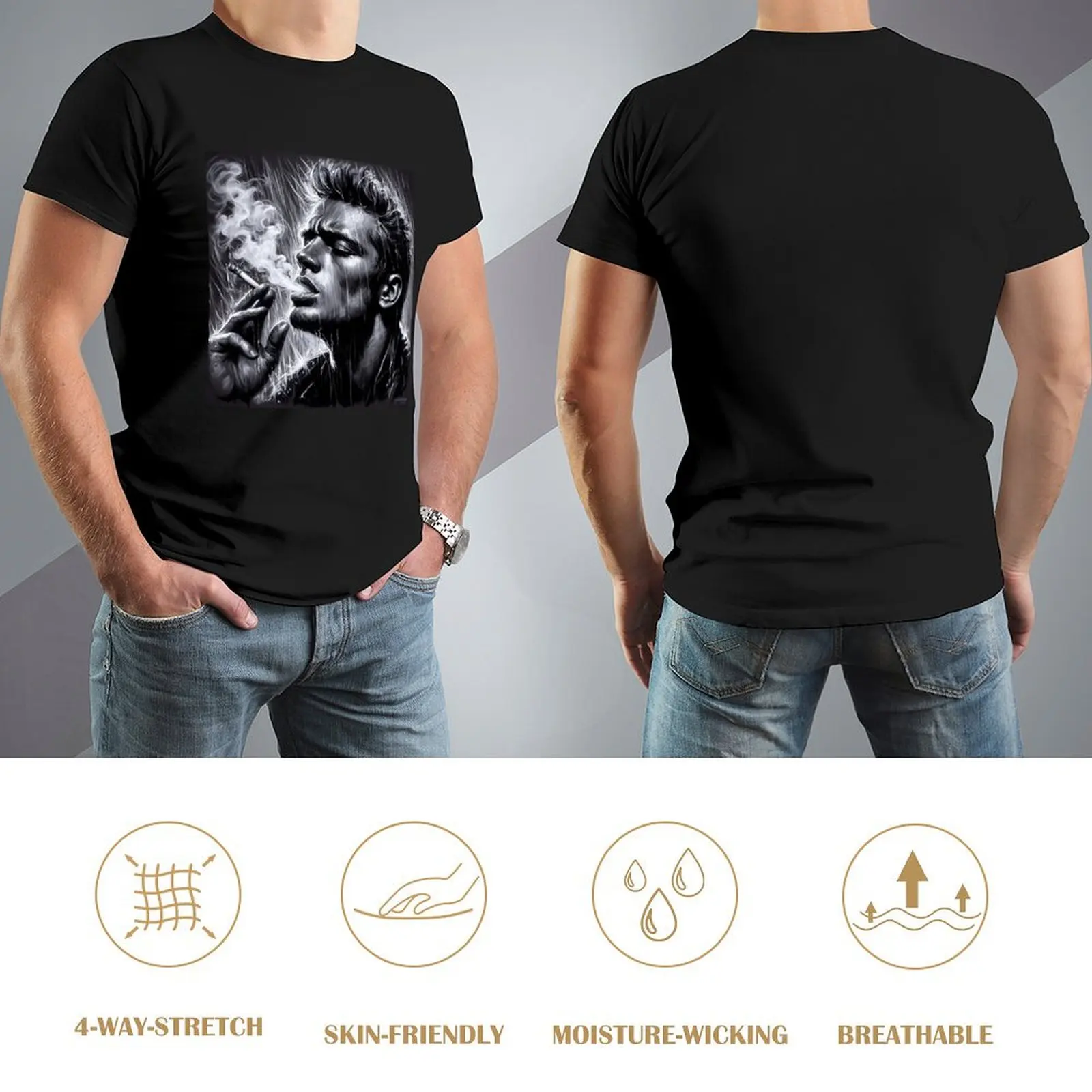 James Dean Vintage T-Shirt plus size clothes oversizeds customizeds mens graphic t-shirts image 4