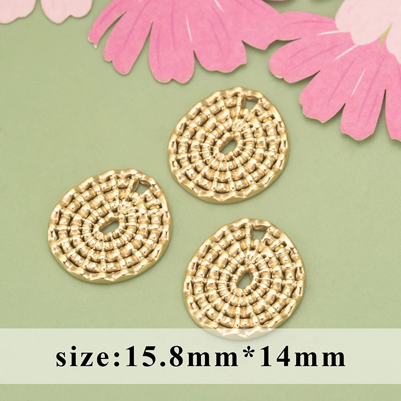 Assoonas, 4 Stück/Set, MD42, Schmuckzubehör, 316L-Edelstahl, nickelfrei, Anhänger, handgefertigt, Schmuckherstellung, DIY-Anhänger – Detail 5