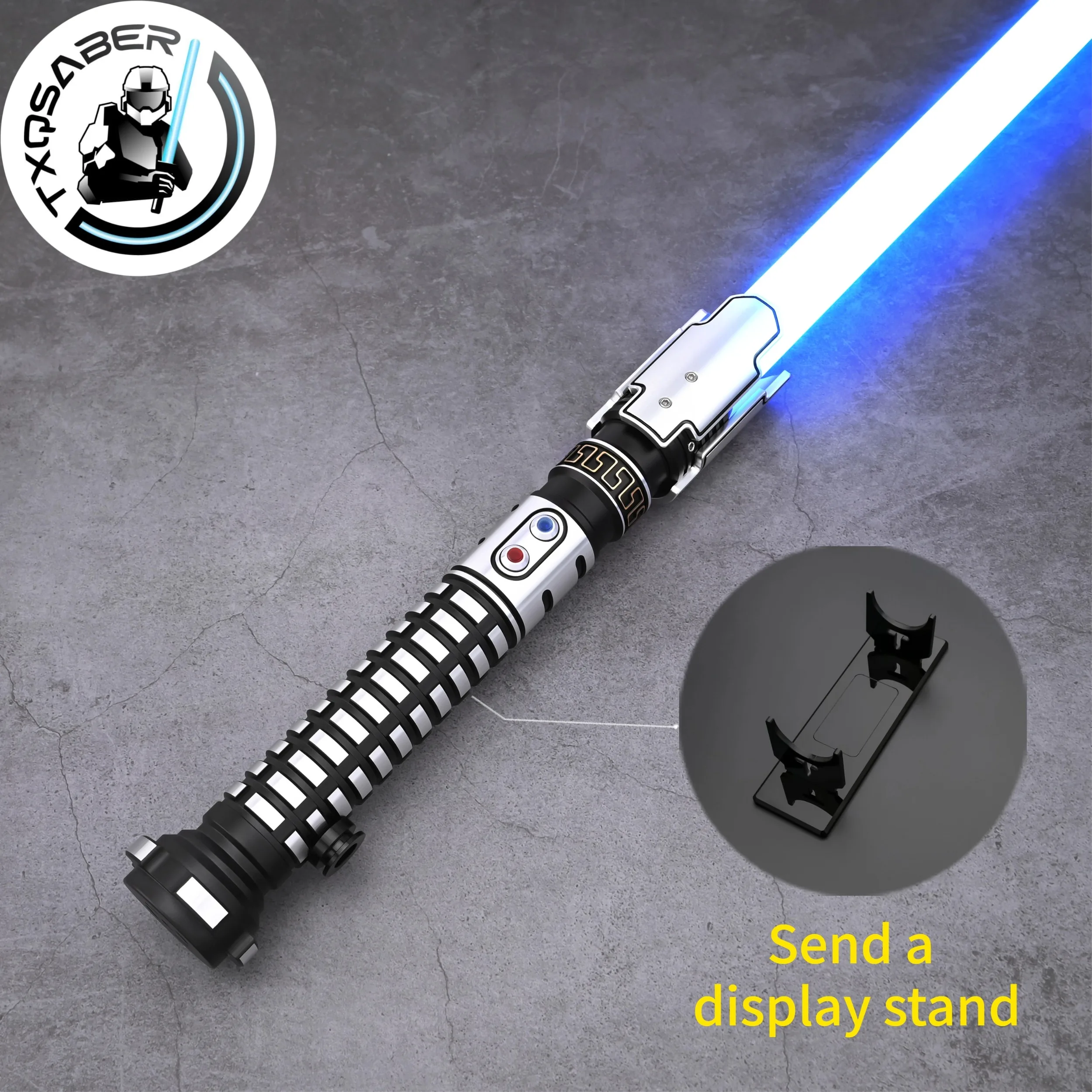 TXQSABER Lightsaber Judger SDRGB Neo Pixel Metal Handle Light Sword Smooth Swing FOC Blaster Light Sword for Cosplay Adult Toys view 2