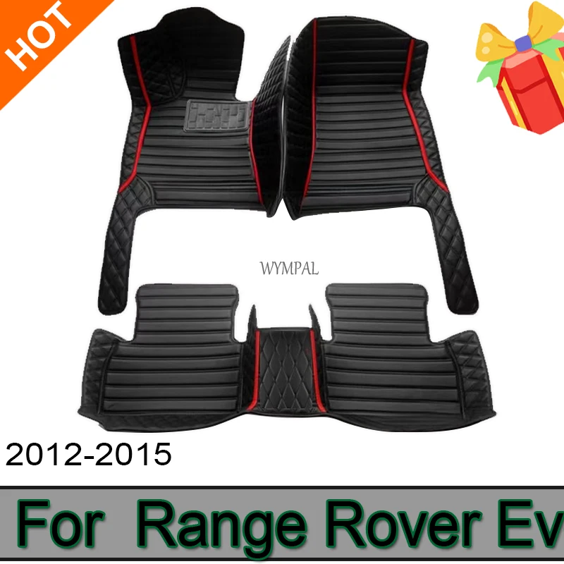 

Leather Car Floor mats for Land Rover Range Rover Evoque 2012 2013 2014 2015 Carpets Rugs Pads Interior Parts Accessories