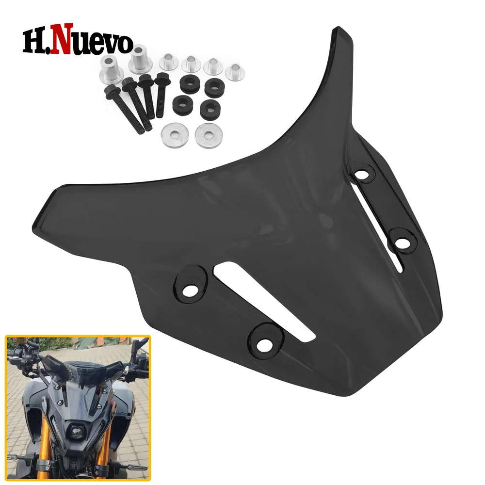 

For YAMAHA MT09 FZ09 SP Windshield Wind front fairing Deflectors Windscreen motorcycle Aerodynamic plate 2021 2022 2023