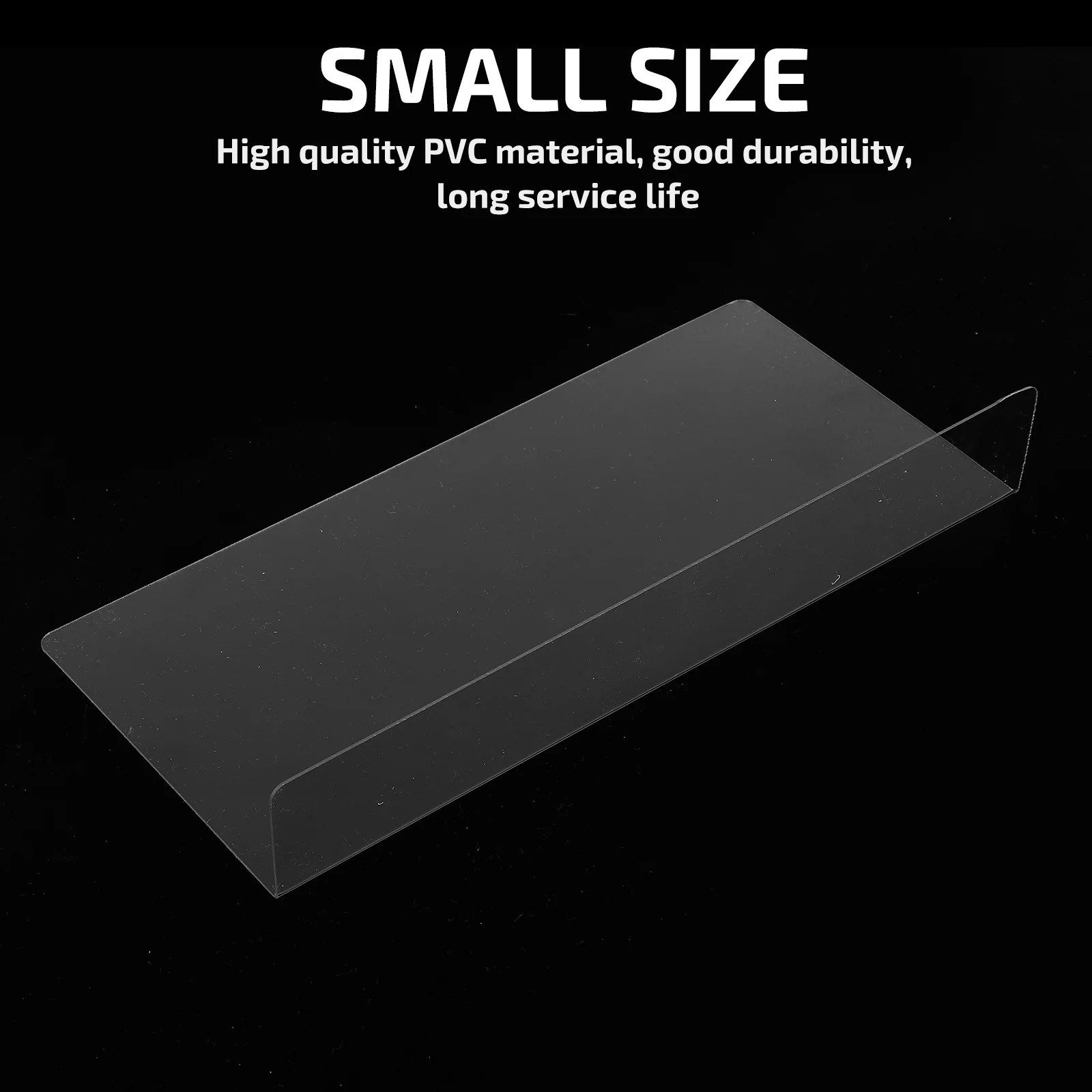 5 Pcs Supermarket Sorting Baffle Store Goods Separators Divider Shelf Dividers for Stores Magnetic Clapboard Pvc Shop L-shaped